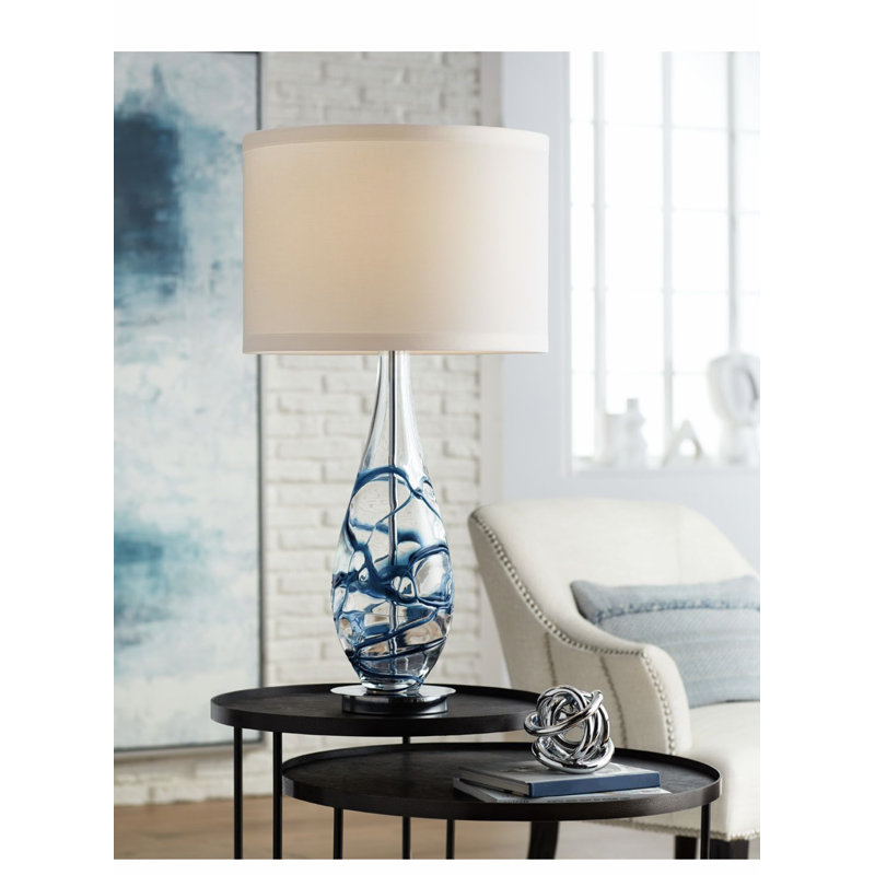 Lampe de table en métal Leimomi