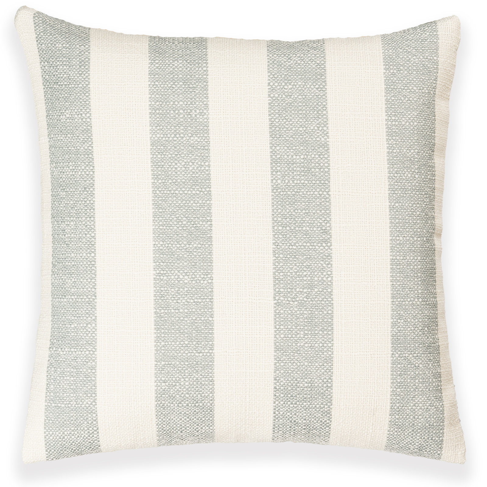 Birch Lane Harding Throw Pillow Throw, Feather, Sky Blue Striped, Square 18"