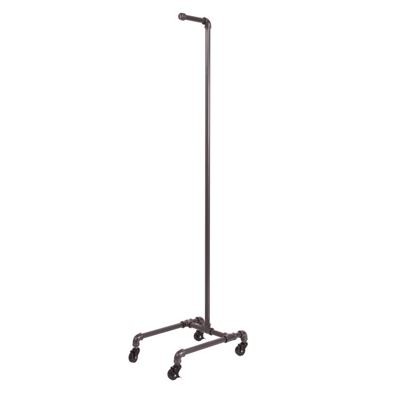 Portant à vêtements l 21 "Argent, Gris anthracite