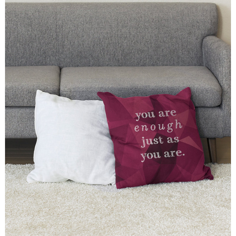 Coussin de sol en pierre précieuse you are so, 40 po x 40 po, Spinelle