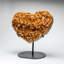 Genuine Citrine Cluster Heart On Stand From Brazil (46.5 Lbs)