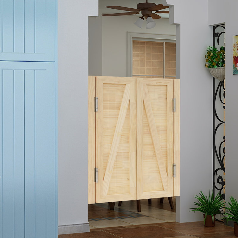 35.4X27.5” Solid Wood Swing Door