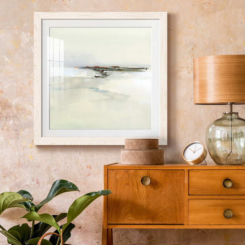 Atmospherique I-Premium, reproduction encadrée - prête à être accrochée, H 17 po x l 17 po x P 1,5 po, Blanc