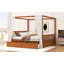 Wooden Canopy Bed With Storage Drawers-1969307808-1969307810