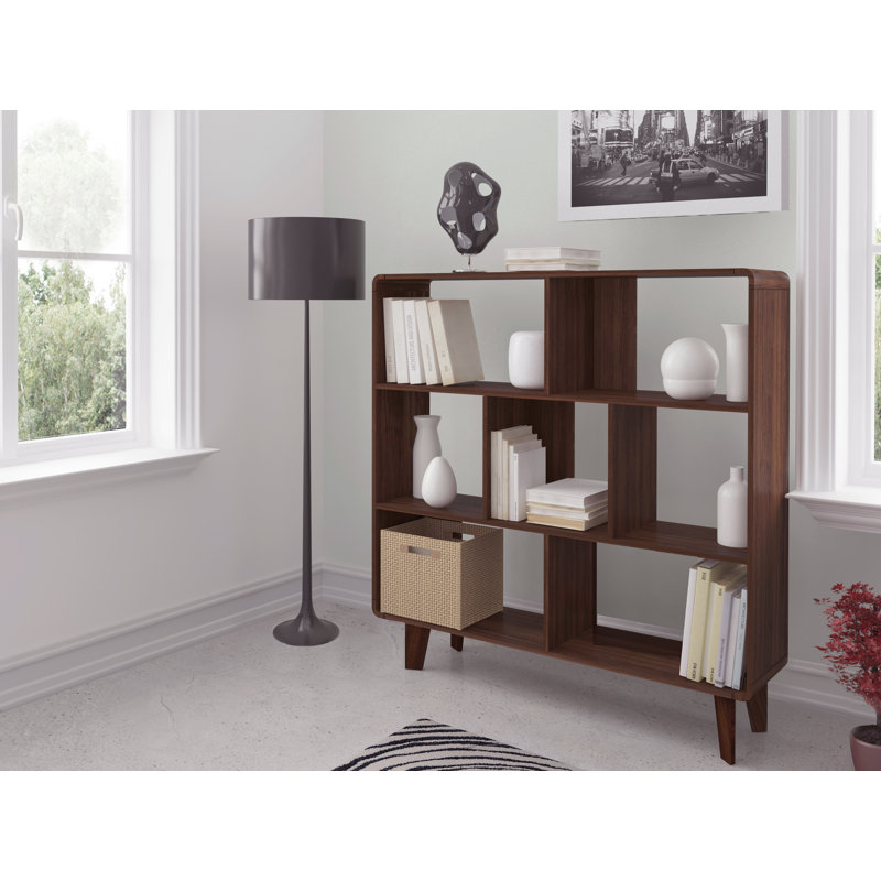 Royst 126cm H x 122cm W Geometric Bookcase