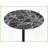 Height-Adjustable Black Marble Coffee Table with 3D Textured Top, Space-Saving for Living Room-995895600