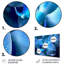 «Blue Exotic Orchids Elegance», impression d'art floral en métal-92738855