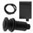 Sink Top Waste Disposal Air Switch and Dual Outlet Control Box, Flush Button-86710084