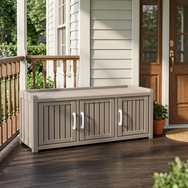 Patio 3-Door Shoe Storage Cabinet