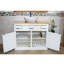 Robie 1000 mm Freestanding Single Vanity with Vessel Ceramic Basin-40557360-40557498