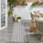 Canete Geometric Reversible Indoor/Outdoor Area Rug in Blue-1702290241