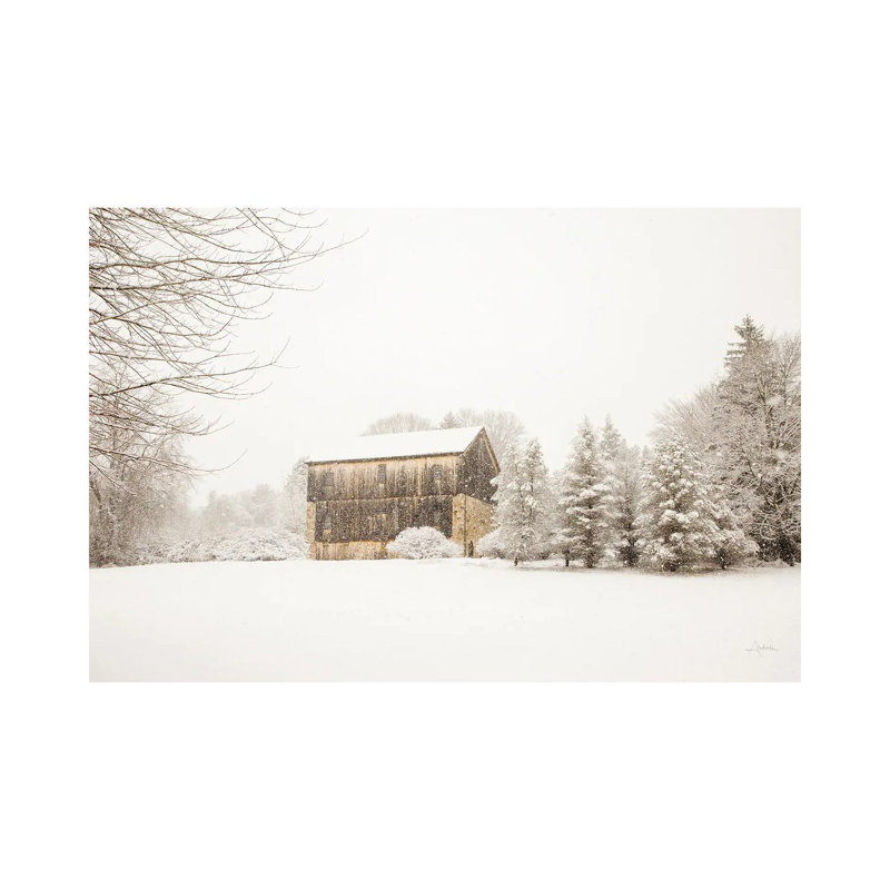 First Snow by Aledanda - Wrapped Canvas Print, 20.32 cm H x 30.48 cm W