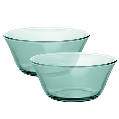 Lakevia Everyday Green Glass Salad Bowl 7''