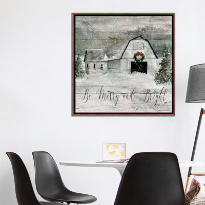 «Merry and Bright Barn» par Carol Robinson - reproduction imprimée