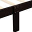 Lit plateforme simple: bois massif avec tête de lit et lit de taille design, s'adapte confortablement au matelas
