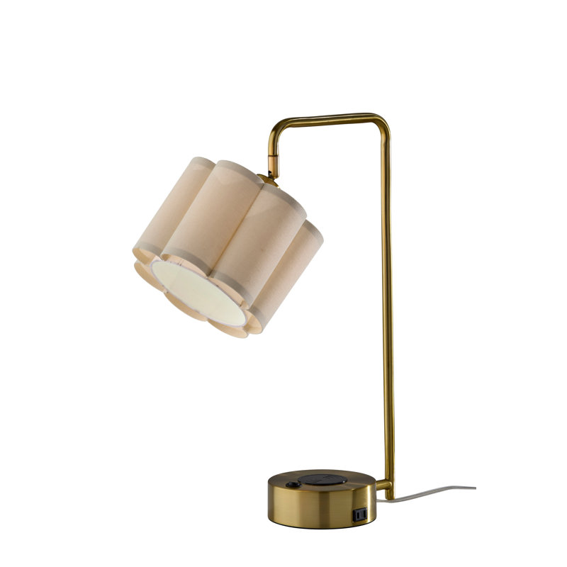 Lampe de bureau Dover Supercharger - laiton antique, Doré