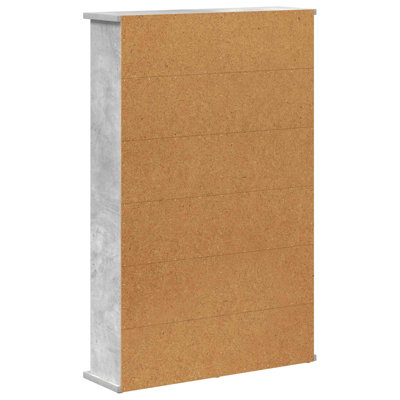  CD Cabinet Engineered Wood Media Storage Solution Modern Furniture Home