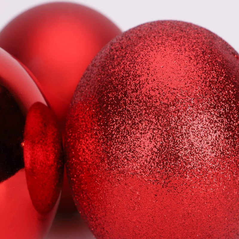 Polyvinyl Chloride (PVC) Bauble, 15cm H x 15cm W x 15cm D, Red