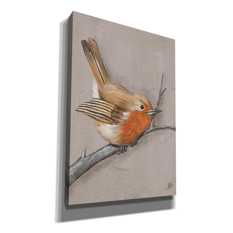 «Winter Bird II», impression sur toile tendue, H 26 po x l 18 po x P 0,75 po
