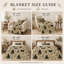 Couverture en flanelle Botanical Black Bear