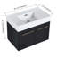 Meuble-lavabo simple 29,5 po avec plateau en résine Anup