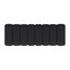 Banc rembourré en tissu capitonné, gris anthracite-766353832