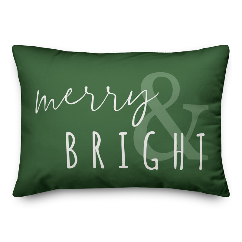  Housse de coussin Merry and Bright, Polyester/ Bourre en polyester