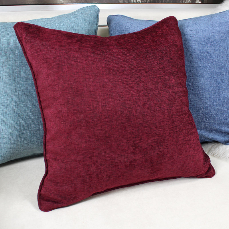  Homey Cozy Square Pillow Insert, Red