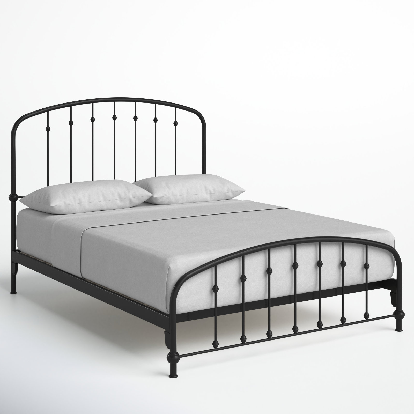Wadsworth Metal Bed, Queen, Black
