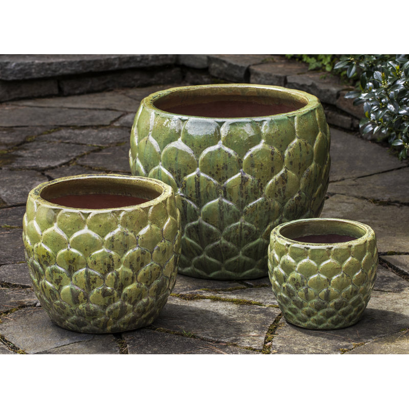 Pina Handmade Planter, Tropical Avocado