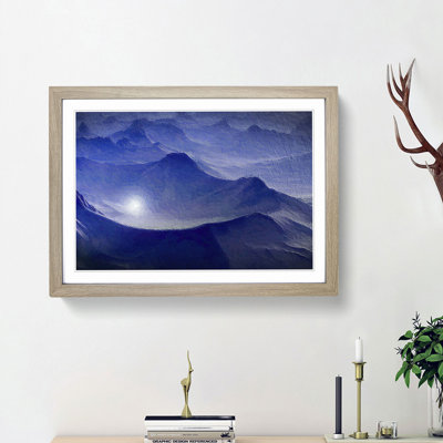Mountain Tops - Picture Frame Painting Print