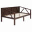 Canapé-lit simple - Élégant, multifonctionnel, structure en pin massif, capacité de 400 lb, L 79,5 po-2073609702