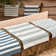 Catamaran Stripe Light Blue/Ivory Handwoven Indoor/Outdoor Rug