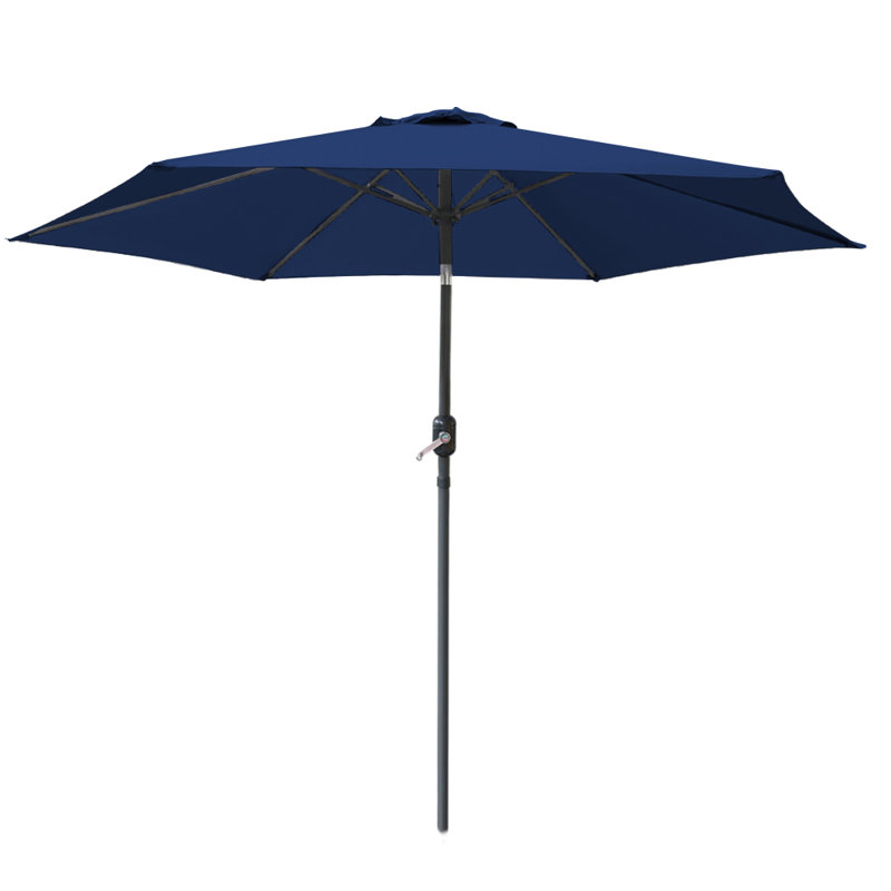 Martigues 2.5m Traditional Parasol Blue