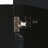 Kitchen Cart with wood Drop-Leaf Countertop,Cabinet door internal storage racks,Kitchen Island on 5 Wheels with Storage Cabinet and 3 Drawers for Dinning Room, Black
