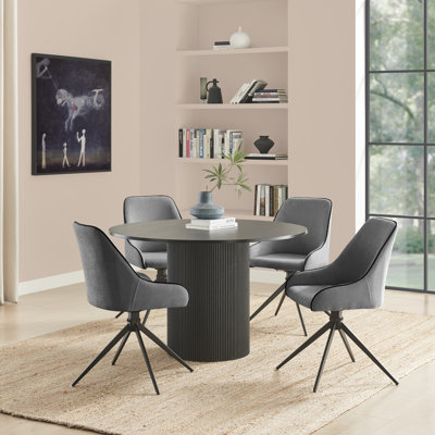Penny 4 - Person Solid Wood Dining Set