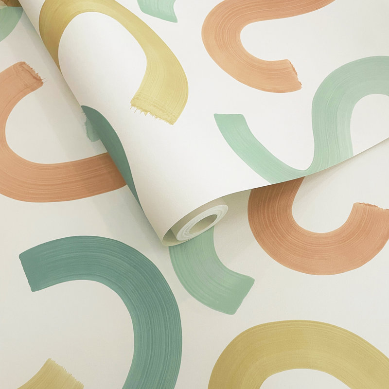 Curley confetti, Teal Yellow
