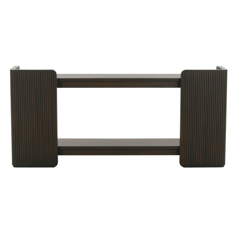 Kindred Console Table, Dark Brown Wood