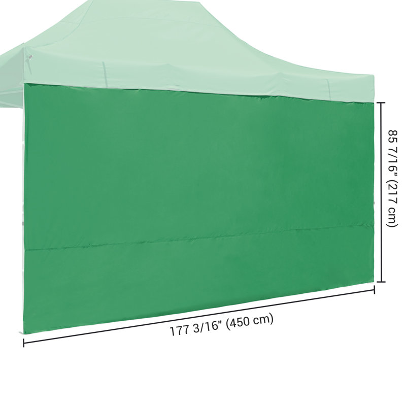Mur latéral Instahibit, H 85,43 po x l 177,17 po x P 0,2 po, Vert