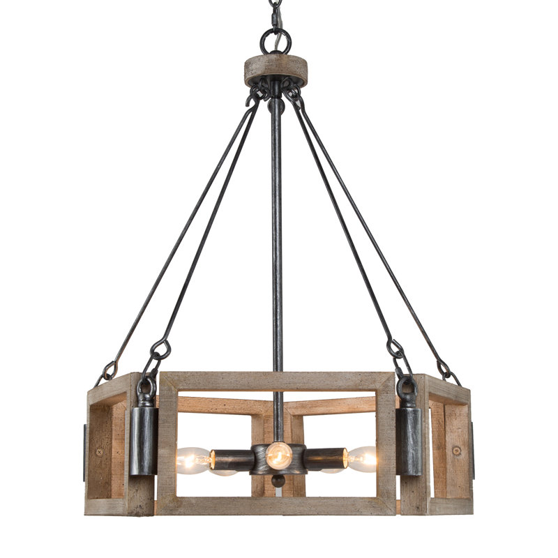 Lustre tambour 5 lumières
