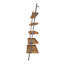 Wally 5 Piece Tired Shelf with Adjustable Shelves