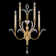 Beveled Arcs Candle Wall Light