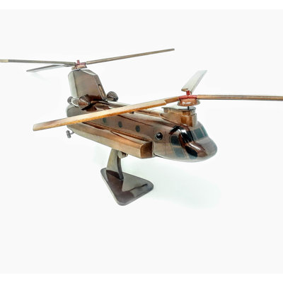Modèle Magby CH47 Chinook en bois