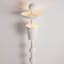 Lampes sur pied en métal blanc