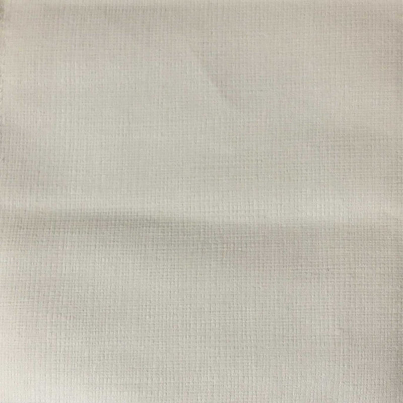 Tissu velours uni texturé Pismo-Creek, Vanille