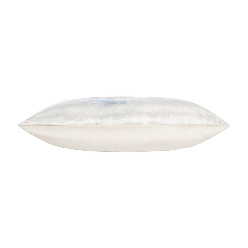 Coussin décoratif en velours à motif aquarelle Cloud9 Design Bali 20 po x 14 po, 20 po x 14 po