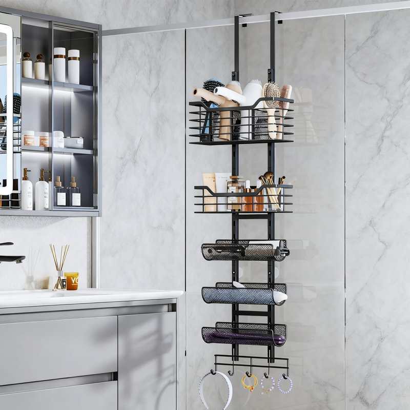 Étagère à outils à 6 niveaux Consmest, Noir