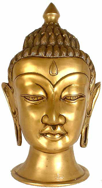 Figurine de tête de Bouddha