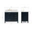 Ensemble de meuble-lavabo simple 43 po Cambridge-1866269059