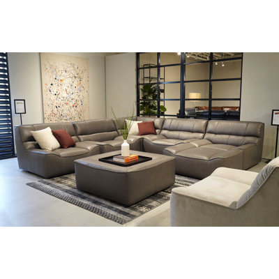 Livnat Upholstered L-Shaped Sectional Symmetrical